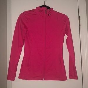 Under Armour Full zip pink jacket